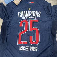 Maillot PSG Champions D'Europe 2025 1 Etoile
